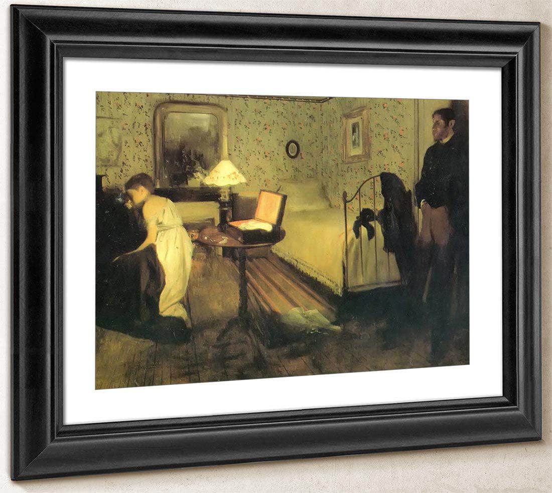 The Rape By Edgar Degas Fine Art Print