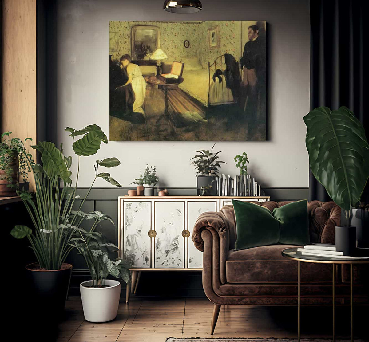 The Rape By Edgar Degas Fine Art Print