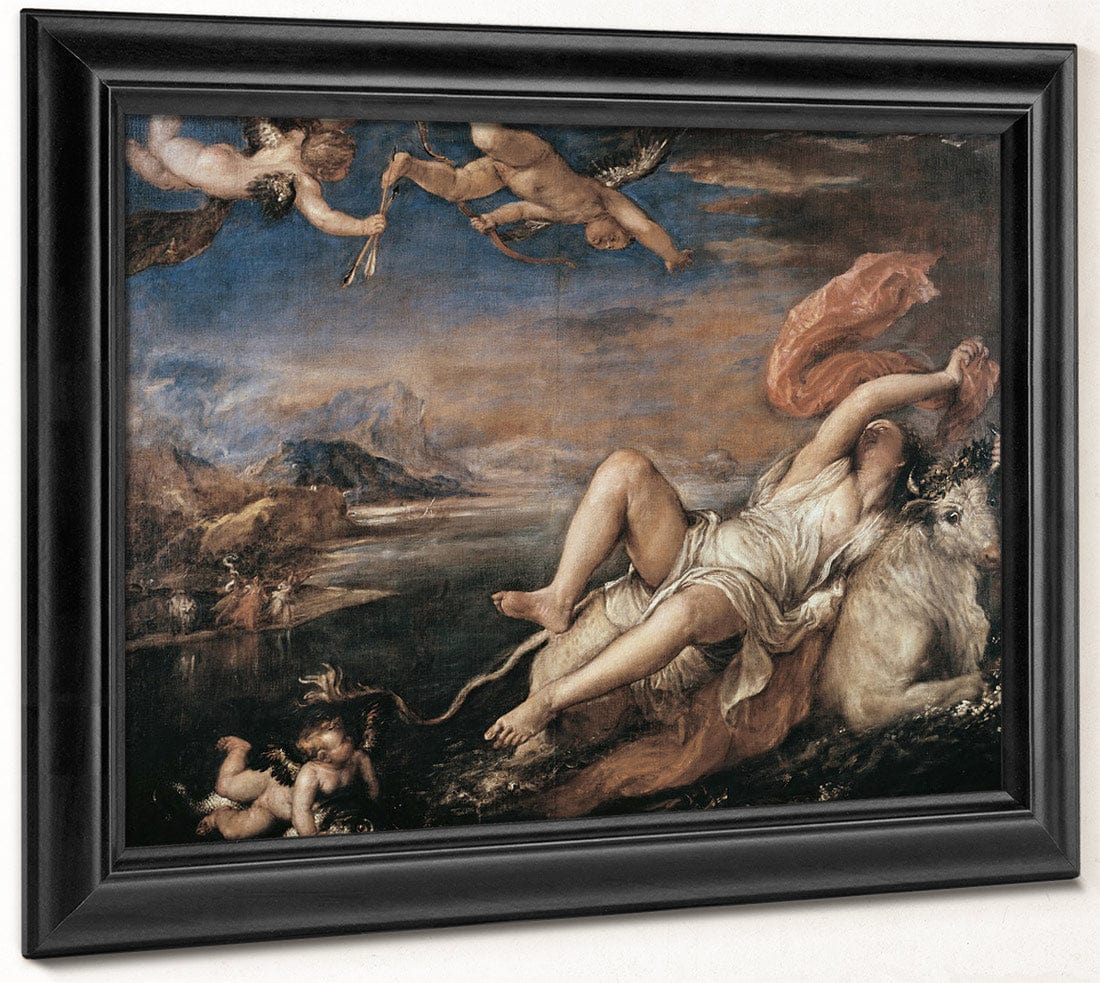 The Rape Of Europa By Titian Fine Art Print
