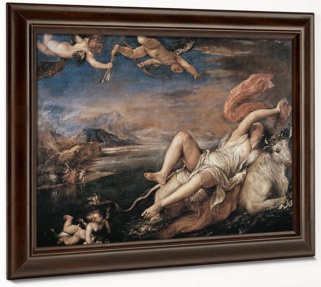 The Rape Of Europa By Titian Fine Art Print