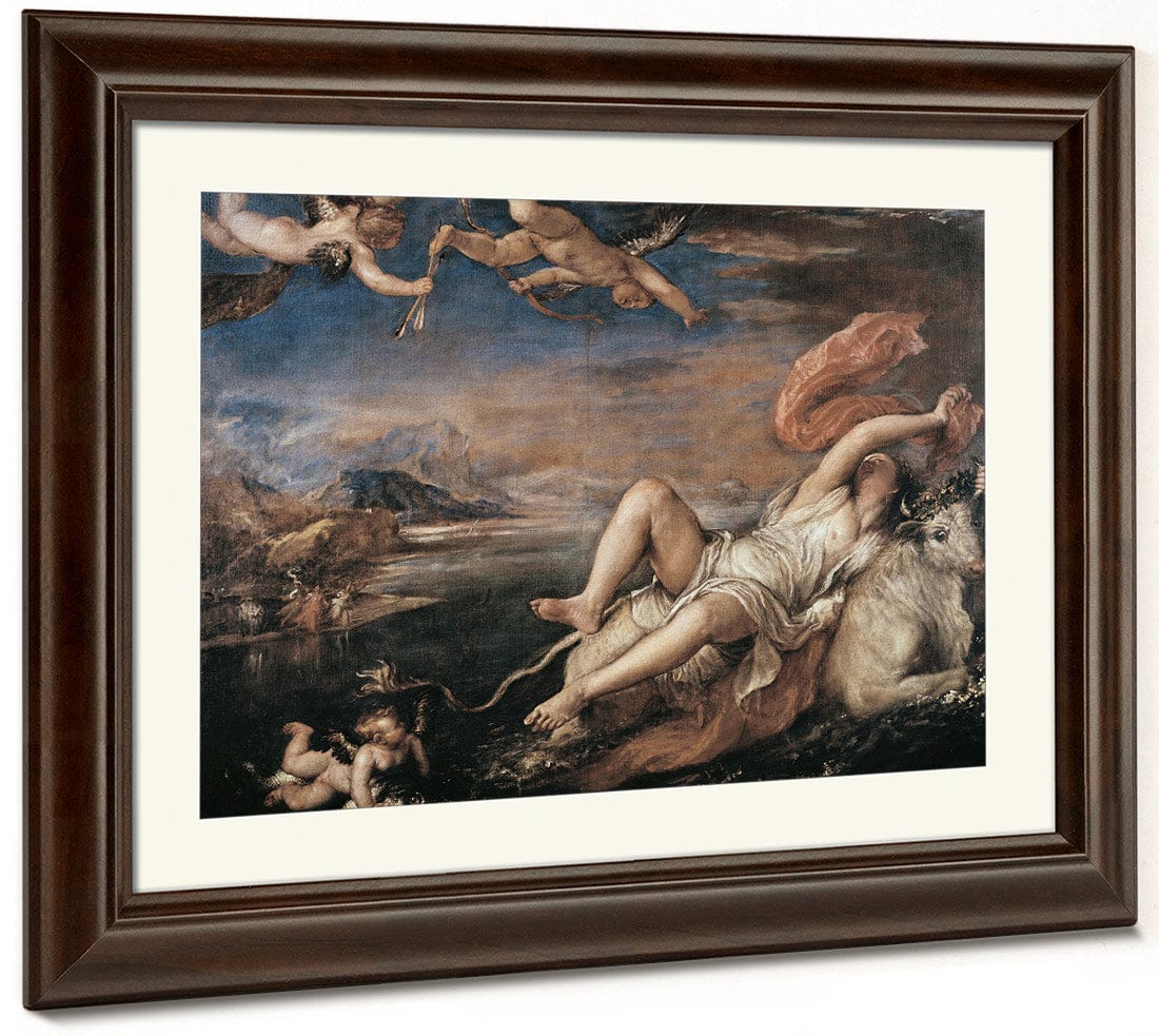 The Rape Of Europa By Titian Fine Art Print
