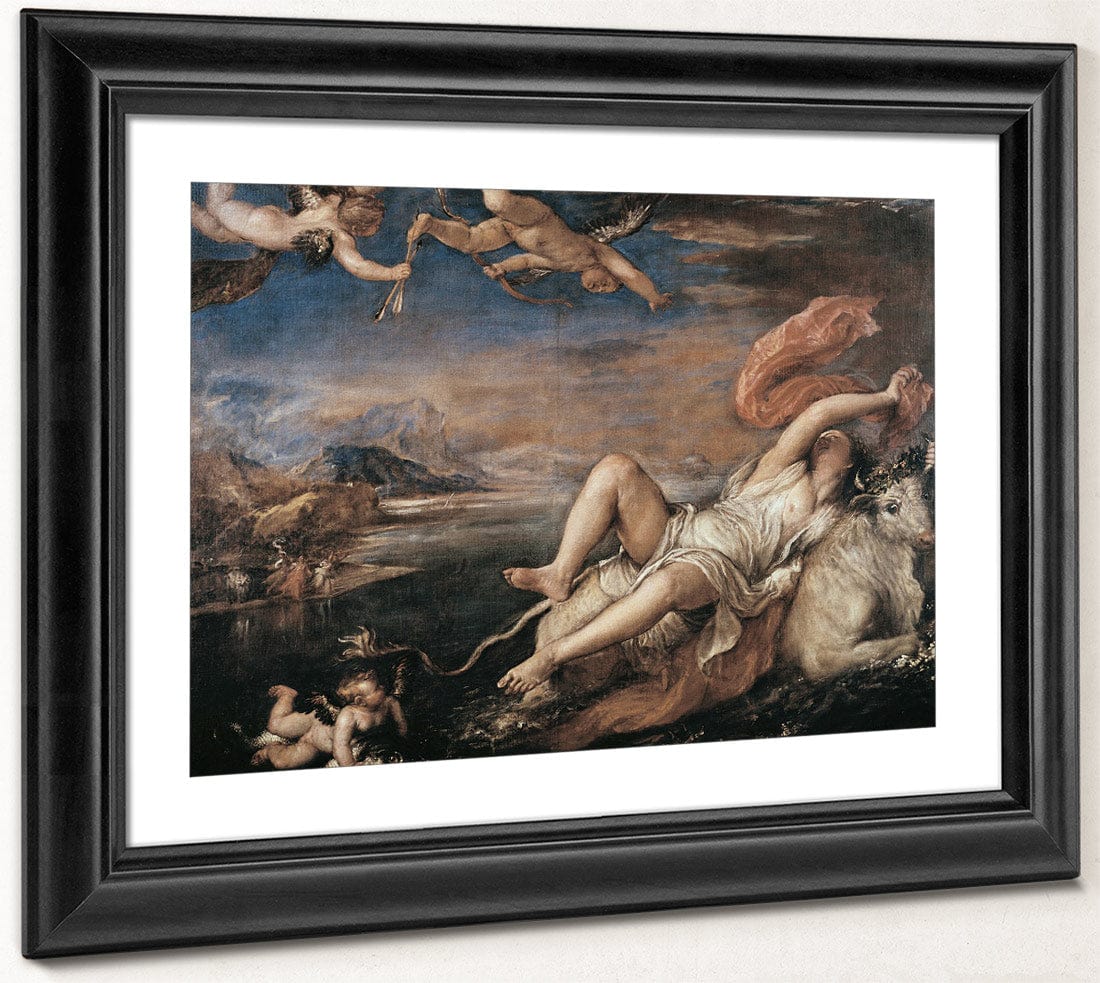 The Rape Of Europa By Titian Fine Art Print