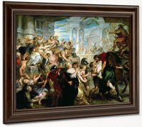 The Rape Of The Sabine Women 2 By Peter Paul Rubens Fine Art Print