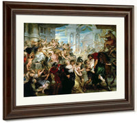 The Rape Of The Sabine Women 2 By Peter Paul Rubens Fine Art Print