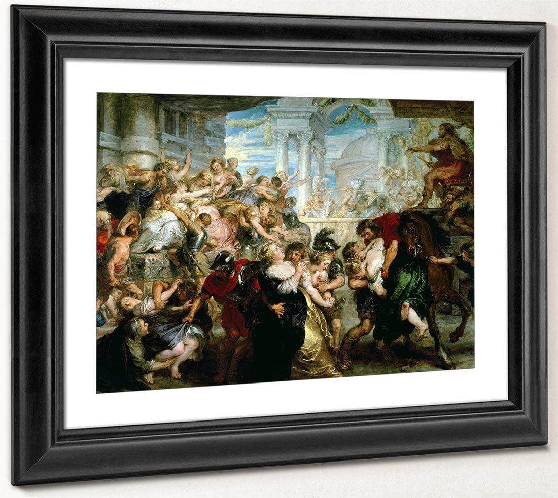 The Rape Of The Sabine Women 2 By Peter Paul Rubens Fine Art Print