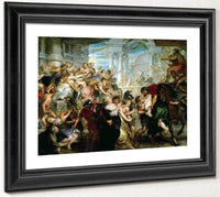 The Rape Of The Sabine Women 2 By Peter Paul Rubens Fine Art Print