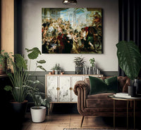 The Rape Of The Sabine Women 2 By Peter Paul Rubens Fine Art Print