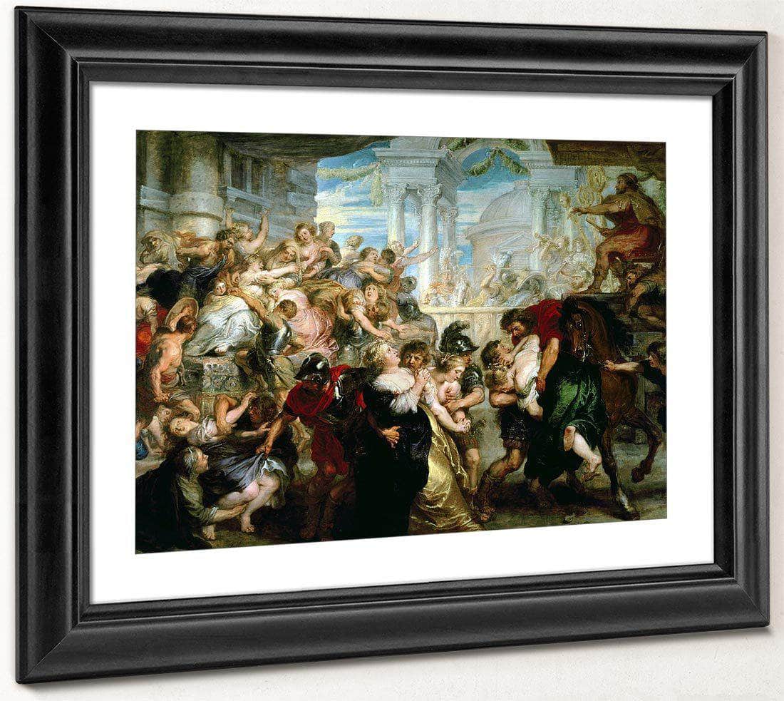 The Rape Of The Sabine Women By Peter Paul Rubens Fine Art Print
