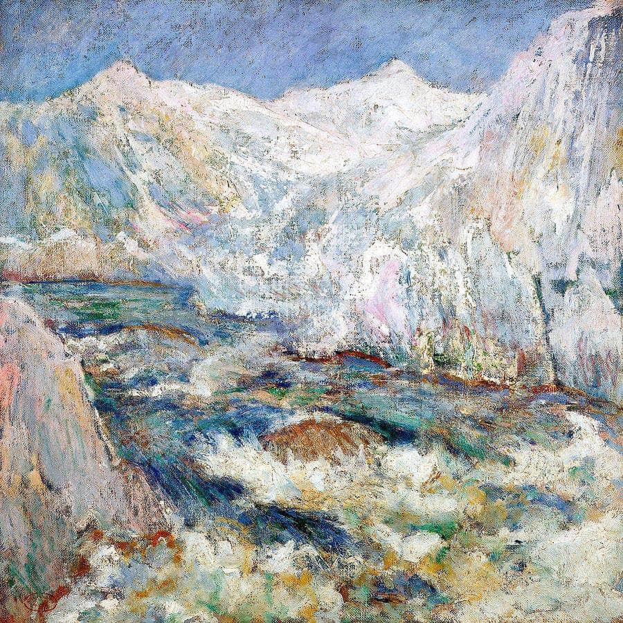 The Rapids, Yellowstone By John Henry Twachtman Fine Art Print