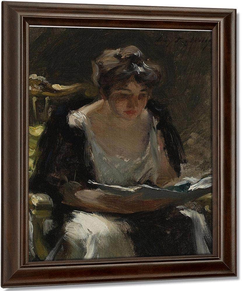 The Reader By Irving Ramsey Wiles Fine Art Print