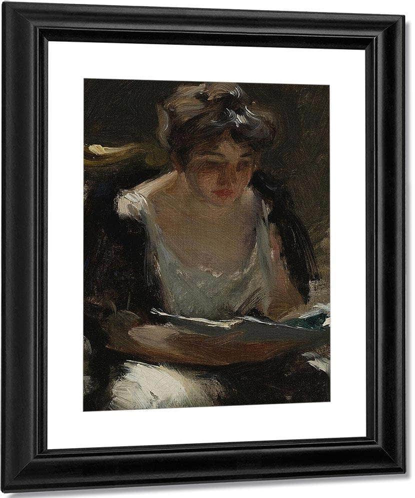 The Reader By Irving Ramsey Wiles Fine Art Print