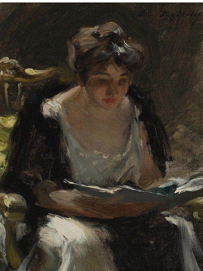 The Reader By Irving Ramsey Wiles Fine Art Print