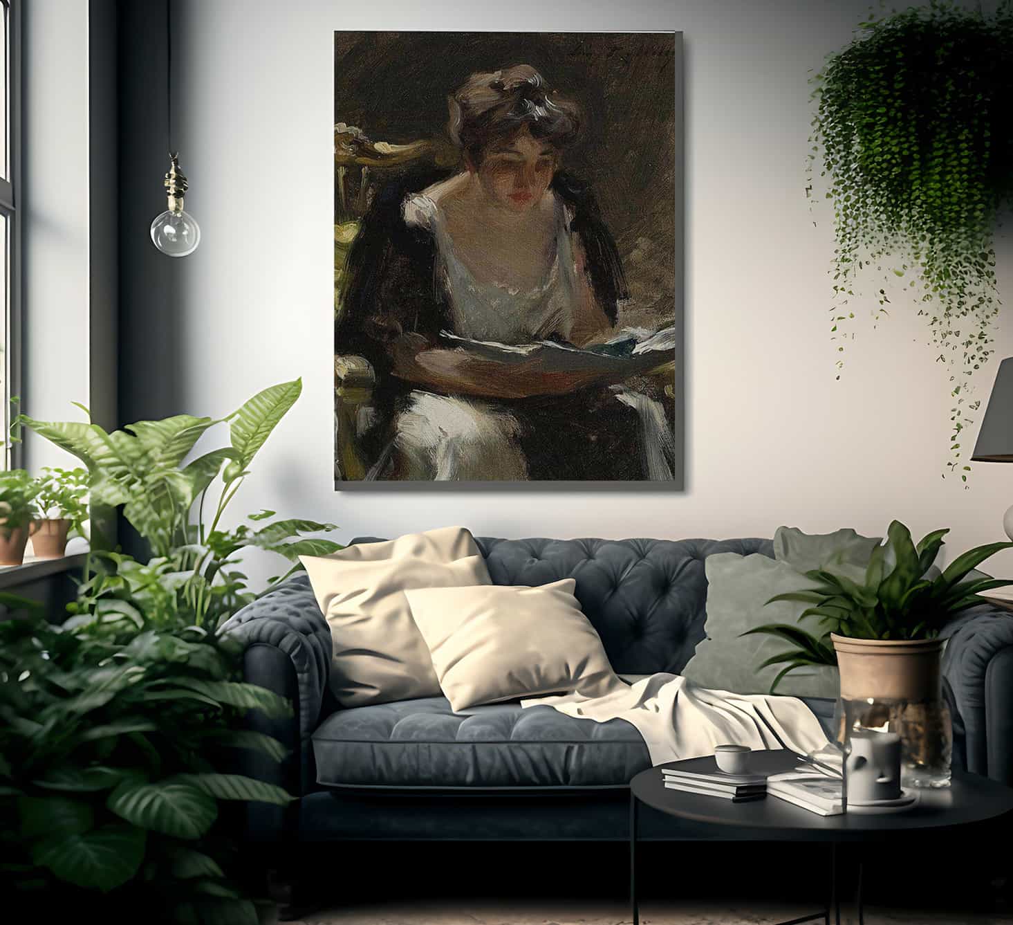 The Reader By Irving Ramsey Wiles Fine Art Print