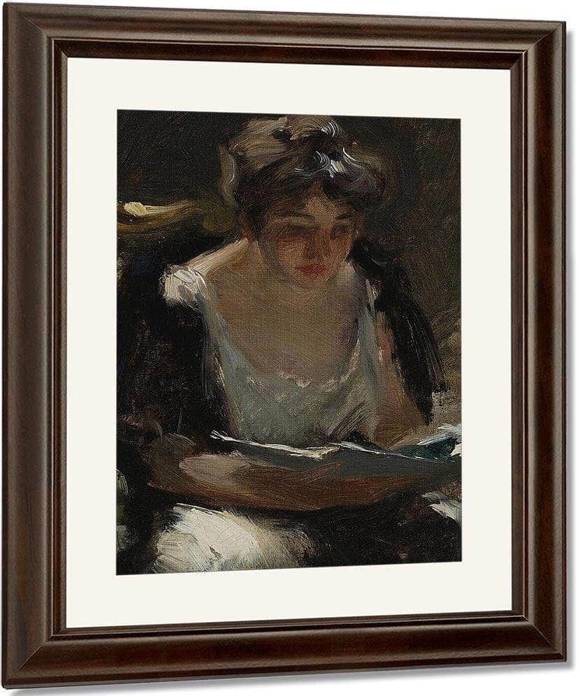The Reader By Irving Ramsey Wiles Fine Art Print