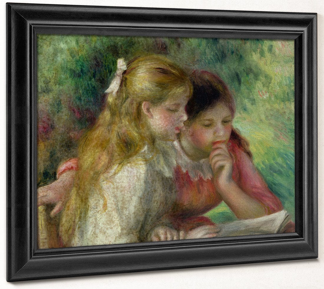 The Reading By Pierre Auguste Renoir Fine Art Print