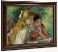 The Reading By Pierre Auguste Renoir Fine Art Print