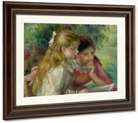The Reading By Pierre Auguste Renoir Fine Art Print