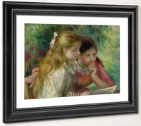 The Reading By Pierre Auguste Renoir Fine Art Print