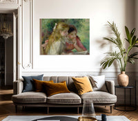 The Reading By Pierre Auguste Renoir Fine Art Print