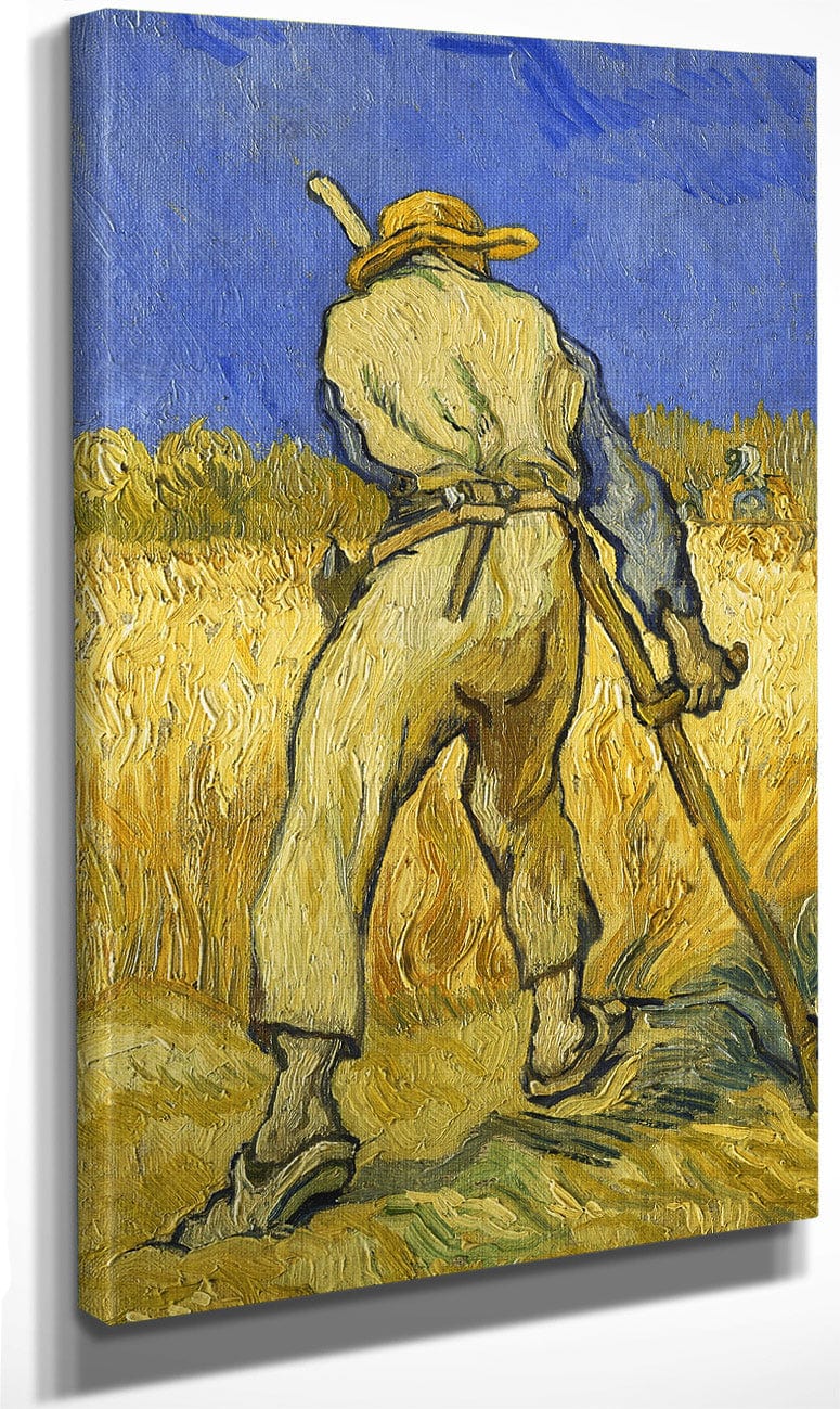 The Reaper 2 By Vincent Van Gogh Fine Art Print