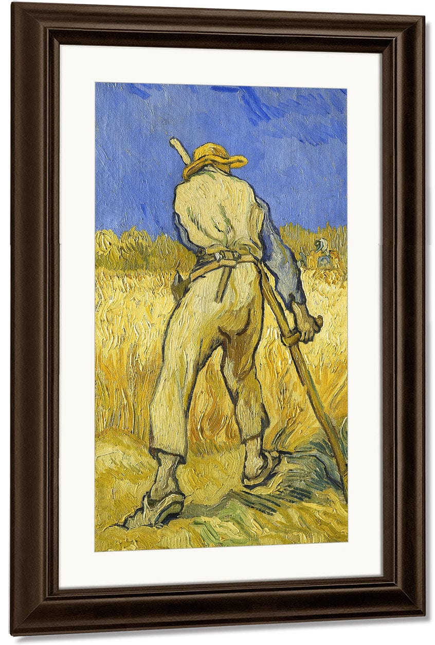 The Reaper 2 By Vincent Van Gogh Fine Art Print