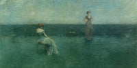 The Recitation 1891 By Thomas Wilmer Dewing Fine Art Print
