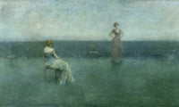 The Recitation By Thomas Wilmer Dewing Fine Art Print
