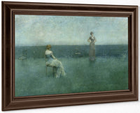 The Recitation By Thomas Wilmer Dewing Fine Art Print