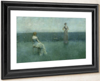 The Recitation By Thomas Wilmer Dewing Fine Art Print