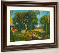 The Red Barn By William Wendt Fine Art Print