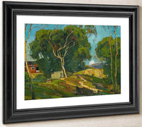 The Red Barn By William Wendt Fine Art Print