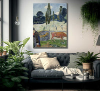 The Red Cow By Eugene Henri Paul Gauguin Fine Art Print