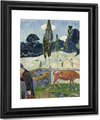 The Red Cow By Eugene Henri Paul Gauguin Fine Art Print