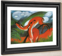 The Red Deer Ii By Franz Marc Fine Art Print