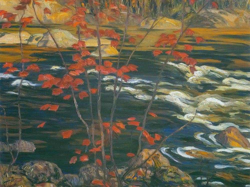 The Red Maple By A.Y. Jackson Fine Art Print