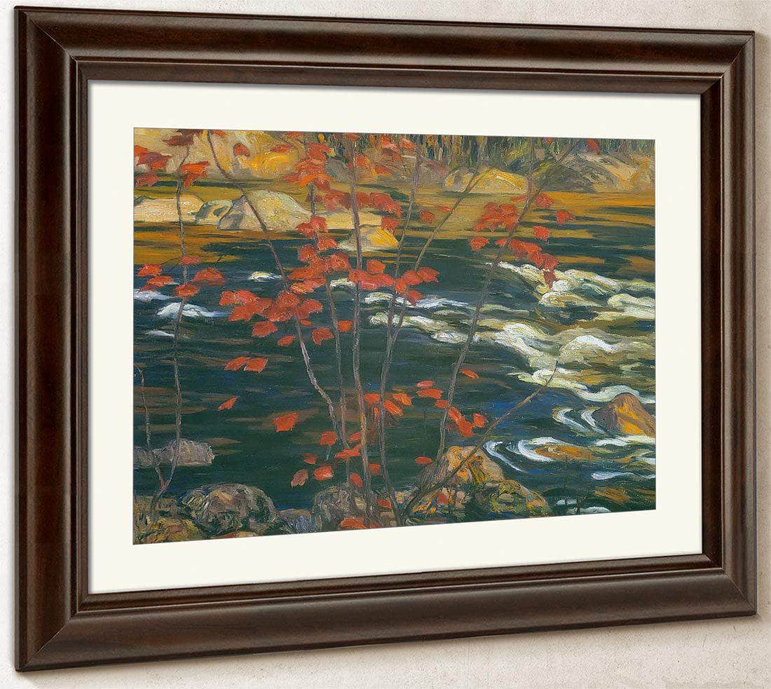 The Red Maple By A.Y. Jackson Fine Art Print