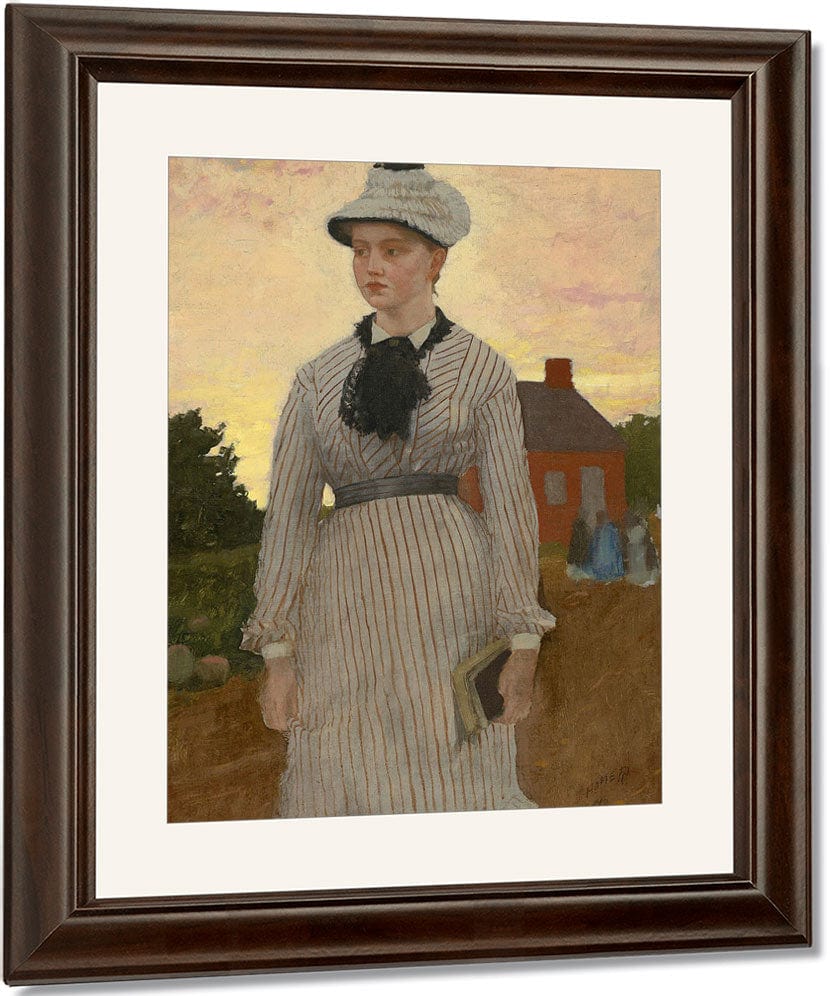 The Red School House By Winslow Homer Fine Art Print