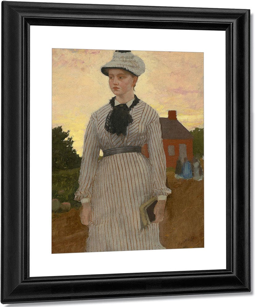 The Red School House By Winslow Homer Fine Art Print