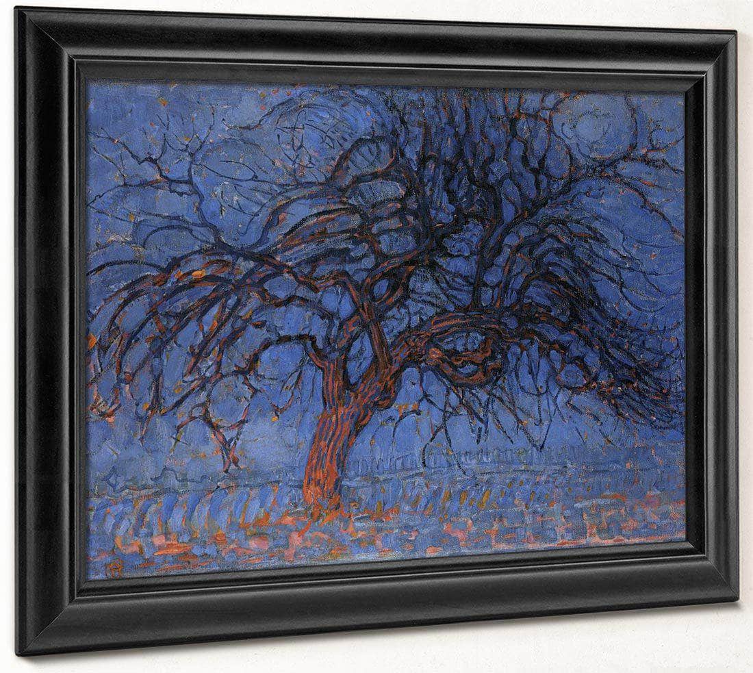 The Red Tree 1908 1910 Oil On Canvas 700X990Mm Haags Gemeentenmuseum Hague By Piet Mondrian Fine Art Print