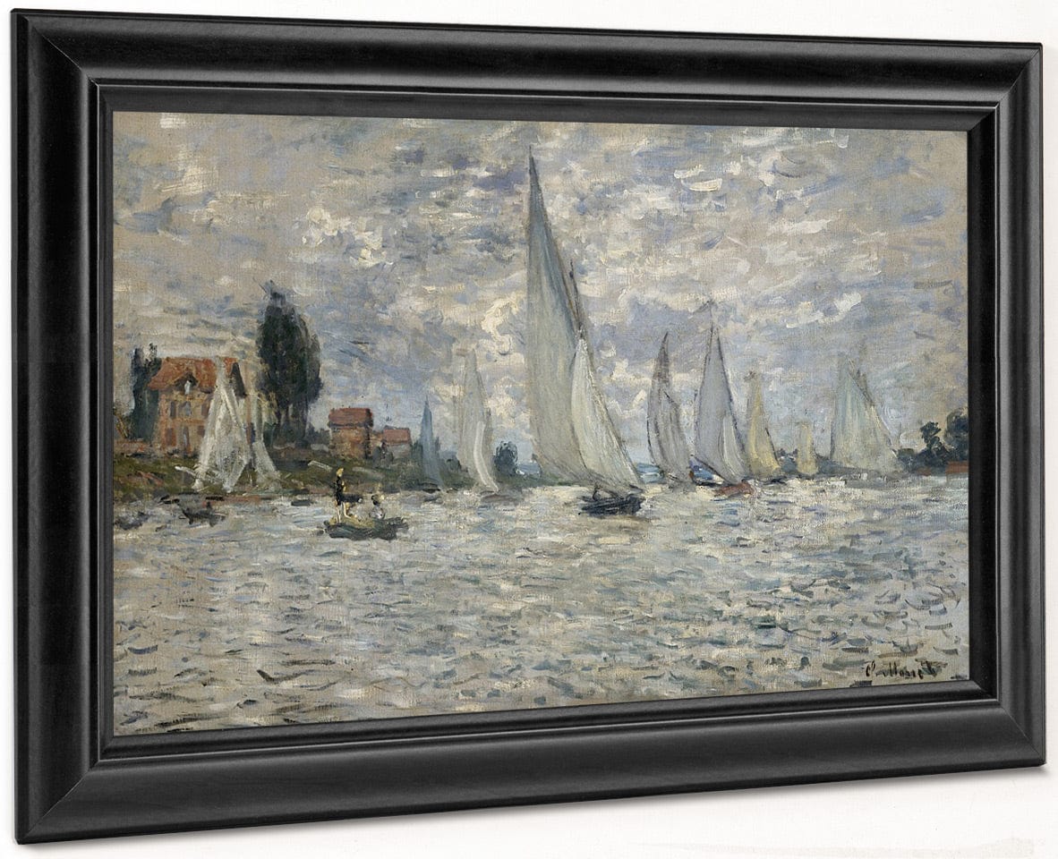 The Regatta At Argenteuil, Ca. 1874 By Claude Monet Fine Art Print