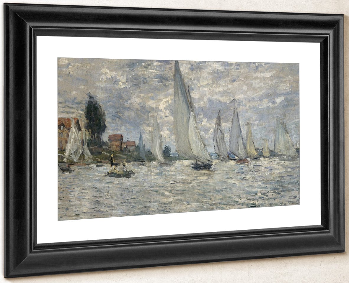 The Regatta At Argenteuil, Ca. 1874 By Claude Monet Fine Art Print
