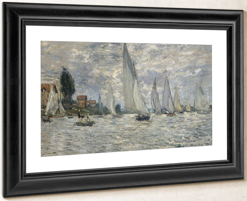 The Regatta At Argenteuil, Ca. 1874 By Claude Monet Fine Art Print