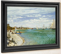 The Regatta At Sainte Adresse By Claude Monet Fine Art Print