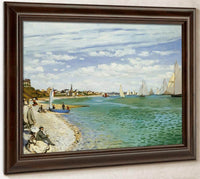 The Regatta At Sainte Adresse By Claude Monet Fine Art Print