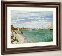 The Regatta At Sainte Adresse By Claude Monet Fine Art Print