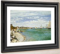 The Regatta At Sainte Adresse By Claude Monet Fine Art Print