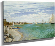The Regatta At Sainte Adresse By Claude Monet Fine Art Print