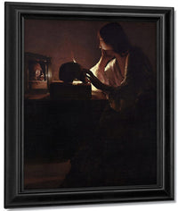 The Repentant Magdalene 1640 By Georges De La Tour Fine Art Print