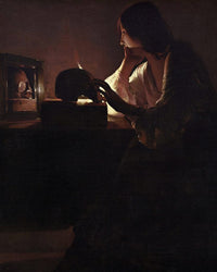 The Repentant Magdalene 1640 By Georges De La Tour Fine Art Print