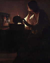 The Repentant Magdalene 1640 By Georges De Latour Fine Art Print